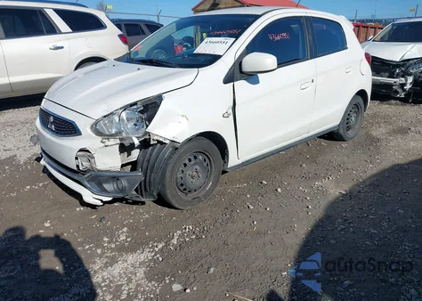 2018 Mitsubishi Mirage Es from USA, damaged, VIN ML32A3HJ6JH003687